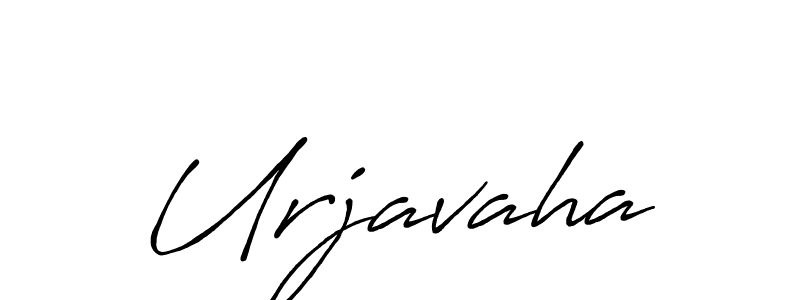 Design your own signature with our free online signature maker. With this signature software, you can create a handwritten (Antro_Vectra_Bolder) signature for name Urjavaha. Urjavaha signature style 7 images and pictures png