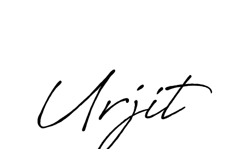 You should practise on your own different ways (Antro_Vectra_Bolder) to write your name (Urjit) in signature. don't let someone else do it for you. Urjit signature style 7 images and pictures png