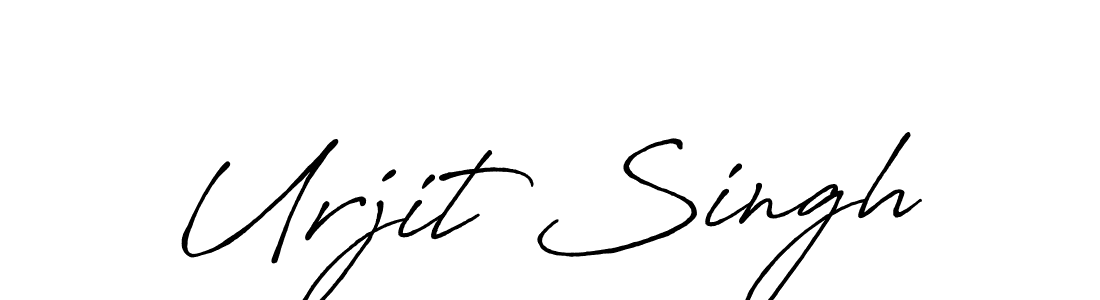 The best way (Antro_Vectra_Bolder) to make a short signature is to pick only two or three words in your name. The name Urjit Singh include a total of six letters. For converting this name. Urjit Singh signature style 7 images and pictures png