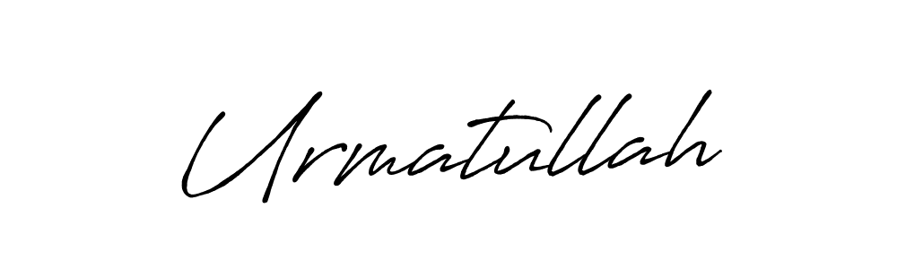 Urmatullah stylish signature style. Best Handwritten Sign (Antro_Vectra_Bolder) for my name. Handwritten Signature Collection Ideas for my name Urmatullah. Urmatullah signature style 7 images and pictures png