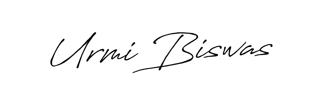Also we have Urmi Biswas name is the best signature style. Create professional handwritten signature collection using Antro_Vectra_Bolder autograph style. Urmi Biswas signature style 7 images and pictures png