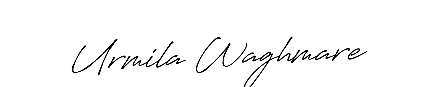 Similarly Antro_Vectra_Bolder is the best handwritten signature design. Signature creator online .You can use it as an online autograph creator for name Urmila Waghmare. Urmila Waghmare signature style 7 images and pictures png