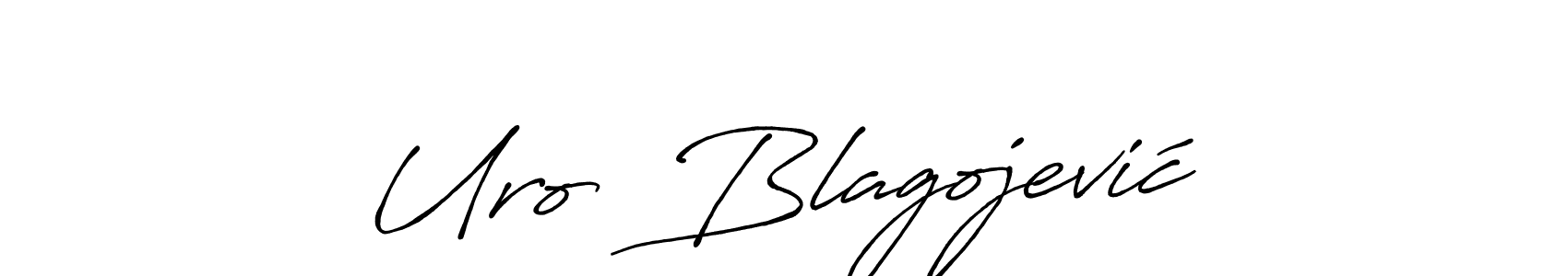 Make a short Uroš Blagojević signature style. Manage your documents anywhere anytime using Antro_Vectra_Bolder. Create and add eSignatures, submit forms, share and send files easily. Uroš Blagojević signature style 7 images and pictures png