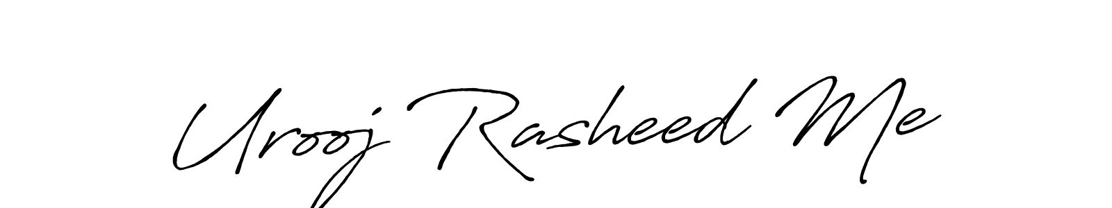 This is the best signature style for the Urooj Rasheed Me name. Also you like these signature font (Antro_Vectra_Bolder). Mix name signature. Urooj Rasheed Me signature style 7 images and pictures png