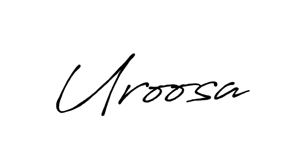 Best and Professional Signature Style for Uroosa. Antro_Vectra_Bolder Best Signature Style Collection. Uroosa signature style 7 images and pictures png