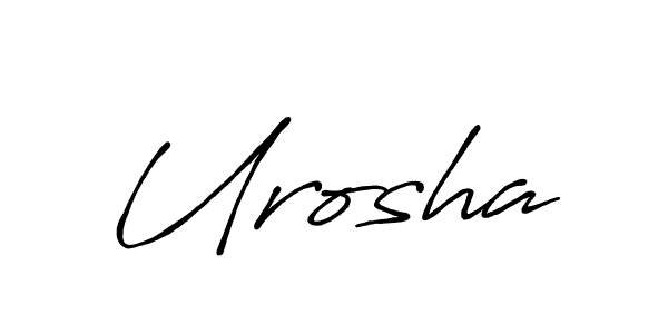 It looks lik you need a new signature style for name Urosha. Design unique handwritten (Antro_Vectra_Bolder) signature with our free signature maker in just a few clicks. Urosha signature style 7 images and pictures png