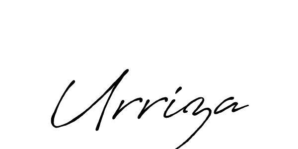 How to make Urriza name signature. Use Antro_Vectra_Bolder style for creating short signs online. This is the latest handwritten sign. Urriza signature style 7 images and pictures png