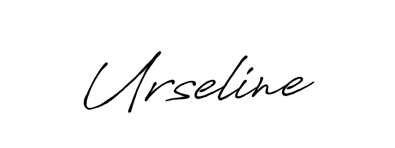 You should practise on your own different ways (Antro_Vectra_Bolder) to write your name (Urseline) in signature. don't let someone else do it for you. Urseline signature style 7 images and pictures png