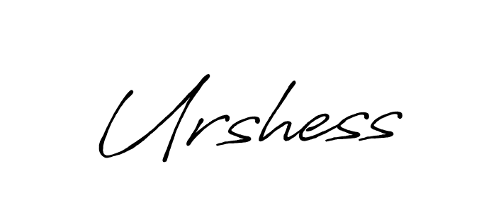 It looks lik you need a new signature style for name Urshess. Design unique handwritten (Antro_Vectra_Bolder) signature with our free signature maker in just a few clicks. Urshess signature style 7 images and pictures png
