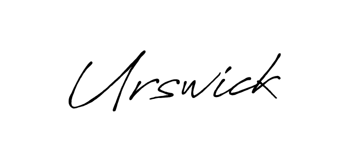 Make a beautiful signature design for name Urswick. Use this online signature maker to create a handwritten signature for free. Urswick signature style 7 images and pictures png
