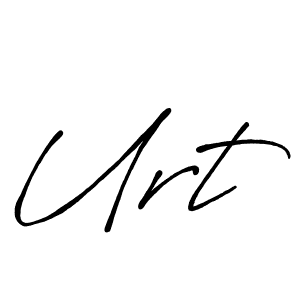 Also You can easily find your signature by using the search form. We will create Urt name handwritten signature images for you free of cost using Antro_Vectra_Bolder sign style. Urt signature style 7 images and pictures png