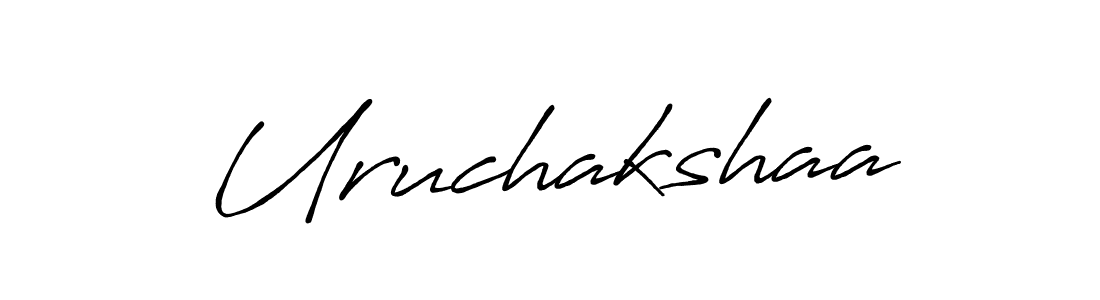 Make a short Uruchakshaa signature style. Manage your documents anywhere anytime using Antro_Vectra_Bolder. Create and add eSignatures, submit forms, share and send files easily. Uruchakshaa signature style 7 images and pictures png