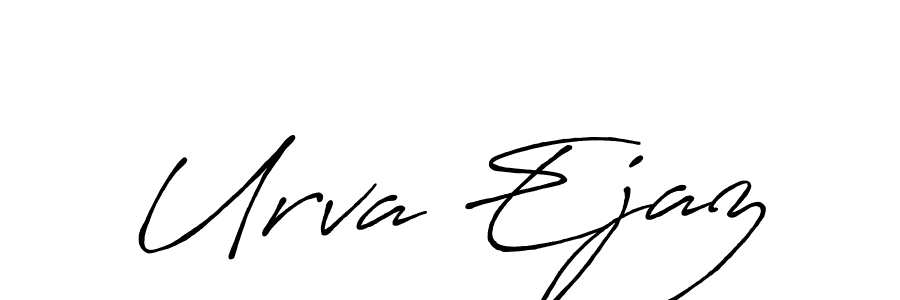 Make a beautiful signature design for name Urva Ejaz. With this signature (Antro_Vectra_Bolder) style, you can create a handwritten signature for free. Urva Ejaz signature style 7 images and pictures png