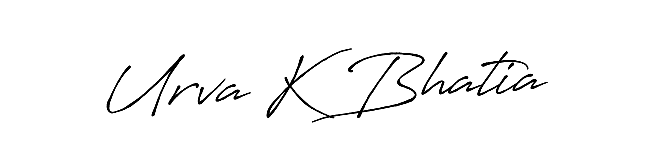 How to Draw Urva K Bhatia signature style? Antro_Vectra_Bolder is a latest design signature styles for name Urva K Bhatia. Urva K Bhatia signature style 7 images and pictures png