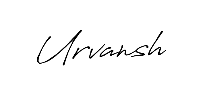 Similarly Antro_Vectra_Bolder is the best handwritten signature design. Signature creator online .You can use it as an online autograph creator for name Urvansh. Urvansh signature style 7 images and pictures png