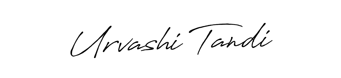 Also You can easily find your signature by using the search form. We will create Urvashi Tandi name handwritten signature images for you free of cost using Antro_Vectra_Bolder sign style. Urvashi Tandi signature style 7 images and pictures png