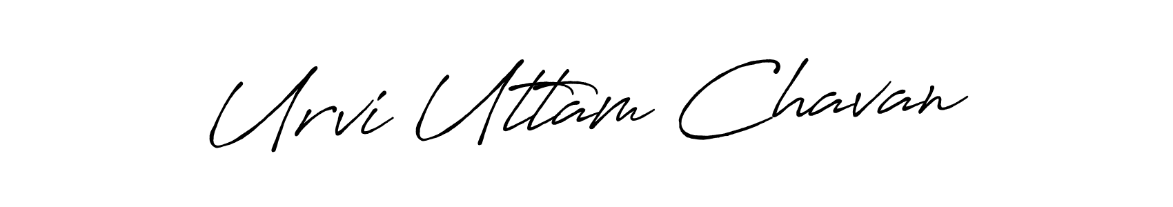 Urvi Uttam Chavan stylish signature style. Best Handwritten Sign (Antro_Vectra_Bolder) for my name. Handwritten Signature Collection Ideas for my name Urvi Uttam Chavan. Urvi Uttam Chavan signature style 7 images and pictures png