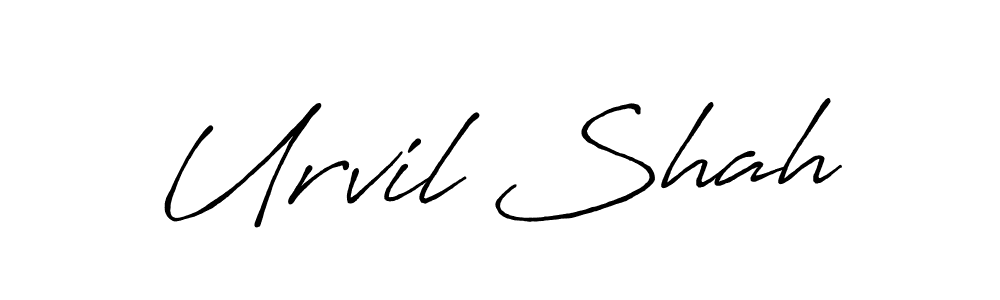 This is the best signature style for the Urvil Shah name. Also you like these signature font (Antro_Vectra_Bolder). Mix name signature. Urvil Shah signature style 7 images and pictures png