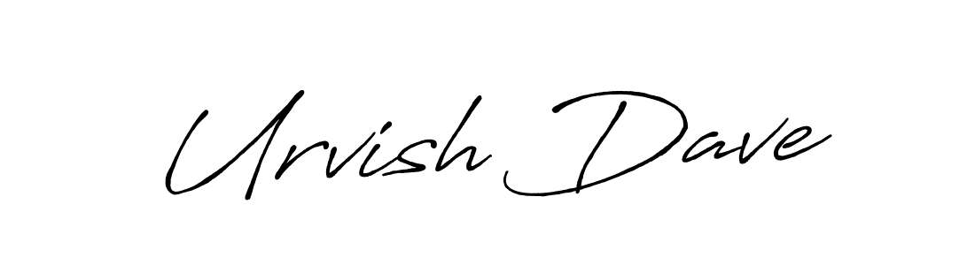 You can use this online signature creator to create a handwritten signature for the name Urvish Dave. This is the best online autograph maker. Urvish Dave signature style 7 images and pictures png
