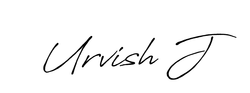 Here are the top 10 professional signature styles for the name Urvish J. These are the best autograph styles you can use for your name. Urvish J signature style 7 images and pictures png