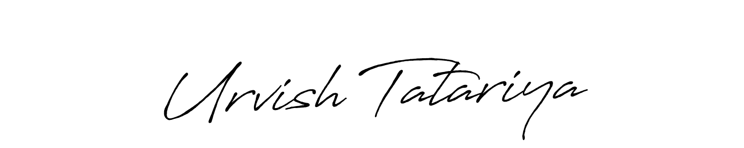 How to Draw Urvish Tatariya signature style? Antro_Vectra_Bolder is a latest design signature styles for name Urvish Tatariya. Urvish Tatariya signature style 7 images and pictures png