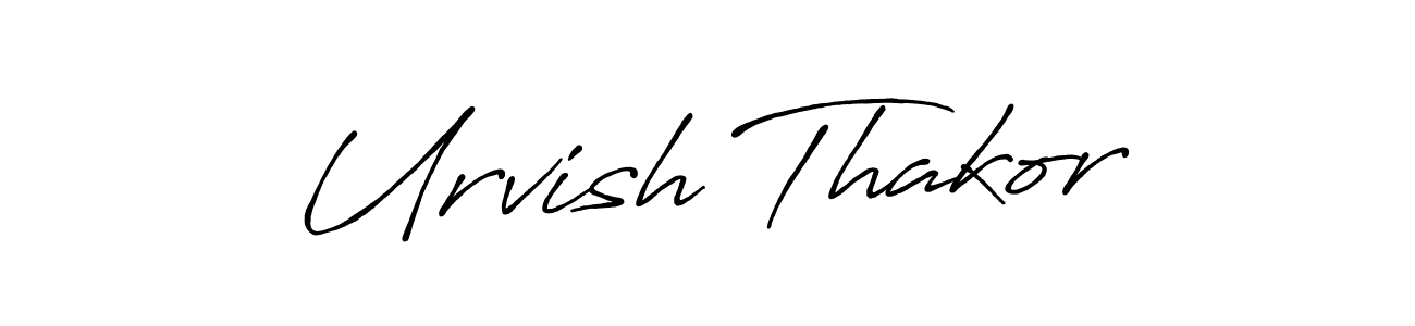Here are the top 10 professional signature styles for the name Urvish Thakor. These are the best autograph styles you can use for your name. Urvish Thakor signature style 7 images and pictures png