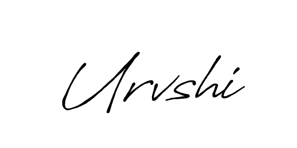 The best way (Antro_Vectra_Bolder) to make a short signature is to pick only two or three words in your name. The name Urvshi include a total of six letters. For converting this name. Urvshi signature style 7 images and pictures png