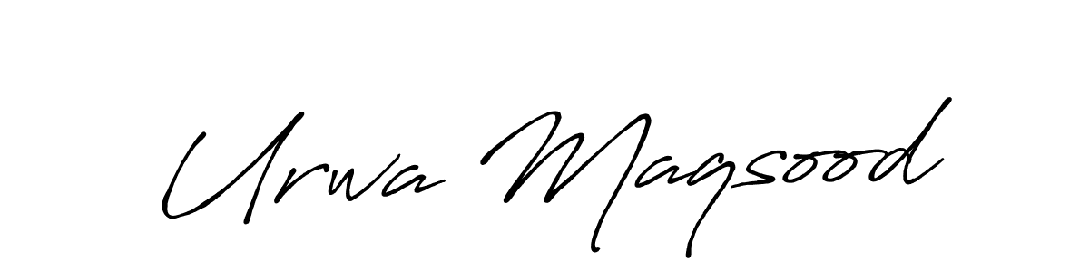 This is the best signature style for the Urwa Maqsood name. Also you like these signature font (Antro_Vectra_Bolder). Mix name signature. Urwa Maqsood signature style 7 images and pictures png