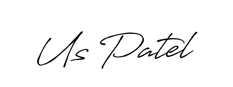 Make a beautiful signature design for name Us Patel. Use this online signature maker to create a handwritten signature for free. Us Patel signature style 7 images and pictures png