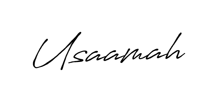 The best way (Antro_Vectra_Bolder) to make a short signature is to pick only two or three words in your name. The name Usaamah include a total of six letters. For converting this name. Usaamah signature style 7 images and pictures png