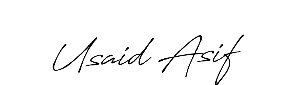 How to Draw Usaid Asif signature style? Antro_Vectra_Bolder is a latest design signature styles for name Usaid Asif. Usaid Asif signature style 7 images and pictures png