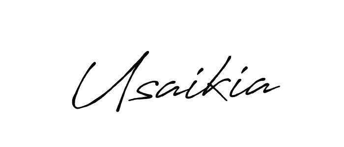 Make a beautiful signature design for name Usaikia. Use this online signature maker to create a handwritten signature for free. Usaikia signature style 7 images and pictures png