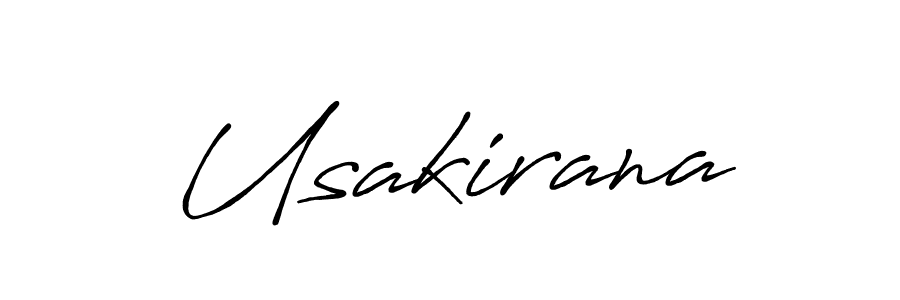 Once you've used our free online signature maker to create your best signature Antro_Vectra_Bolder style, it's time to enjoy all of the benefits that Usakirana name signing documents. Usakirana signature style 7 images and pictures png
