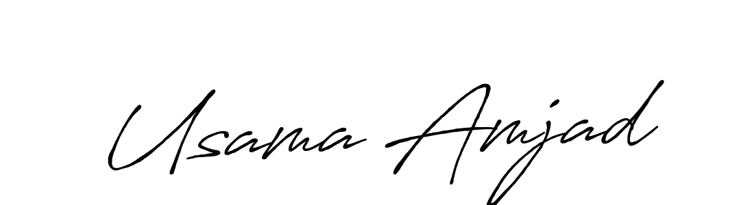 Antro_Vectra_Bolder is a professional signature style that is perfect for those who want to add a touch of class to their signature. It is also a great choice for those who want to make their signature more unique. Get Usama Amjad name to fancy signature for free. Usama Amjad signature style 7 images and pictures png