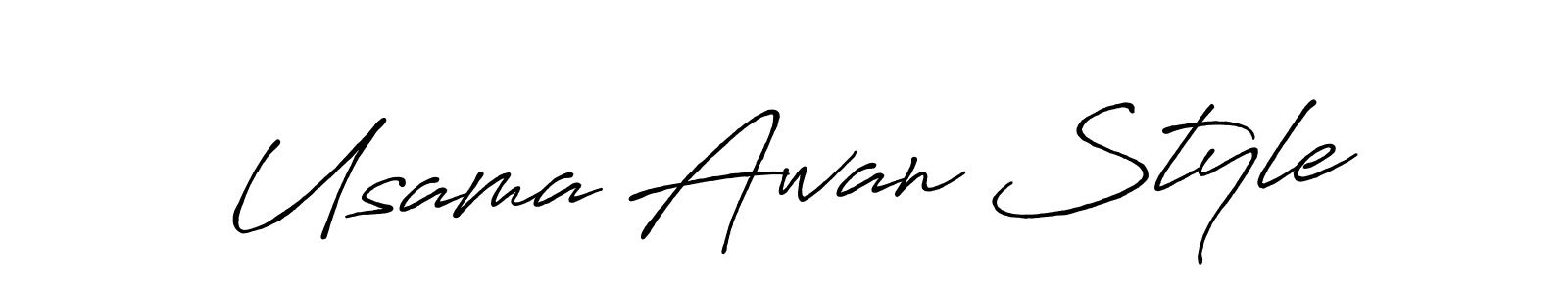if you are searching for the best signature style for your name Usama Awan Style. so please give up your signature search. here we have designed multiple signature styles  using Antro_Vectra_Bolder. Usama Awan Style signature style 7 images and pictures png