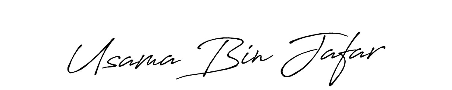 Make a beautiful signature design for name Usama Bin Jafar. Use this online signature maker to create a handwritten signature for free. Usama Bin Jafar signature style 7 images and pictures png