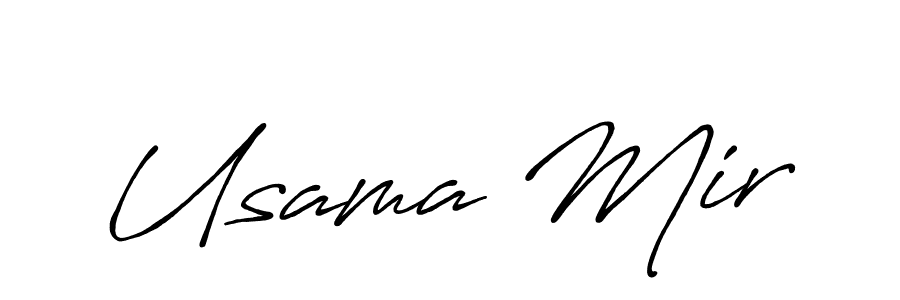 Once you've used our free online signature maker to create your best signature Antro_Vectra_Bolder style, it's time to enjoy all of the benefits that Usama Mir name signing documents. Usama Mir signature style 7 images and pictures png