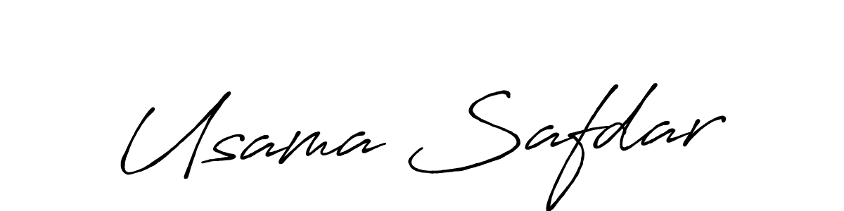 It looks lik you need a new signature style for name Usama Safdar. Design unique handwritten (Antro_Vectra_Bolder) signature with our free signature maker in just a few clicks. Usama Safdar signature style 7 images and pictures png