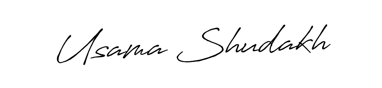 This is the best signature style for the Usama Shudakh name. Also you like these signature font (Antro_Vectra_Bolder). Mix name signature. Usama Shudakh signature style 7 images and pictures png