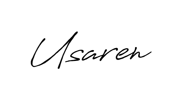 Create a beautiful signature design for name Usaren. With this signature (Antro_Vectra_Bolder) fonts, you can make a handwritten signature for free. Usaren signature style 7 images and pictures png