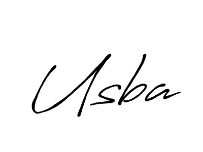 How to make Usba signature? Antro_Vectra_Bolder is a professional autograph style. Create handwritten signature for Usba name. Usba signature style 7 images and pictures png