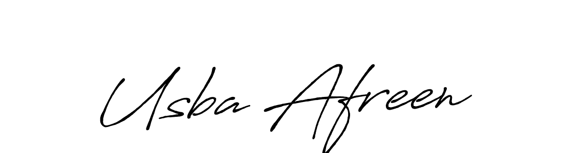 Make a beautiful signature design for name Usba Afreen. Use this online signature maker to create a handwritten signature for free. Usba Afreen signature style 7 images and pictures png