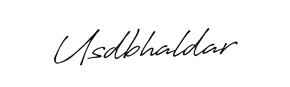 if you are searching for the best signature style for your name Usdbhaldar. so please give up your signature search. here we have designed multiple signature styles  using Antro_Vectra_Bolder. Usdbhaldar signature style 7 images and pictures png