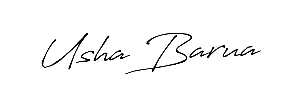 Best and Professional Signature Style for Usha Barua. Antro_Vectra_Bolder Best Signature Style Collection. Usha Barua signature style 7 images and pictures png