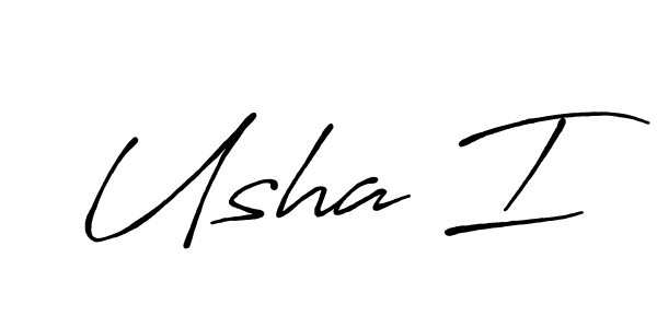 How to Draw Usha I signature style? Antro_Vectra_Bolder is a latest design signature styles for name Usha I. Usha I signature style 7 images and pictures png