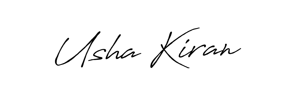 Once you've used our free online signature maker to create your best signature Antro_Vectra_Bolder style, it's time to enjoy all of the benefits that Usha Kiran name signing documents. Usha Kiran signature style 7 images and pictures png