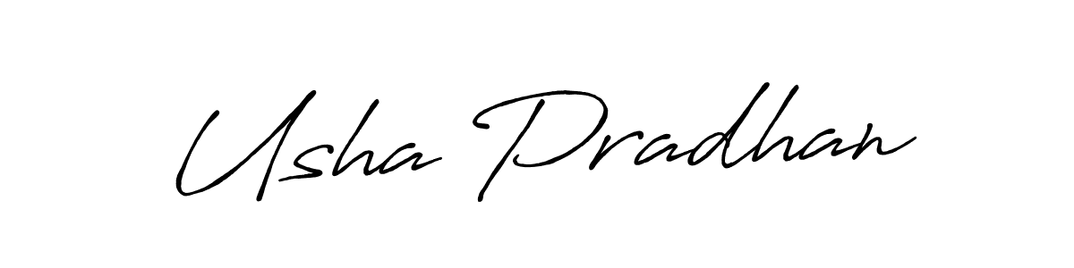Antro_Vectra_Bolder is a professional signature style that is perfect for those who want to add a touch of class to their signature. It is also a great choice for those who want to make their signature more unique. Get Usha Pradhan name to fancy signature for free. Usha Pradhan signature style 7 images and pictures png