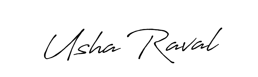 The best way (Antro_Vectra_Bolder) to make a short signature is to pick only two or three words in your name. The name Usha Raval include a total of six letters. For converting this name. Usha Raval signature style 7 images and pictures png