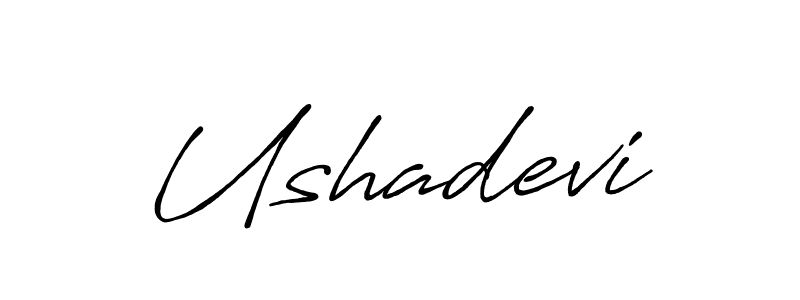 It looks lik you need a new signature style for name Ushadevi. Design unique handwritten (Antro_Vectra_Bolder) signature with our free signature maker in just a few clicks. Ushadevi signature style 7 images and pictures png