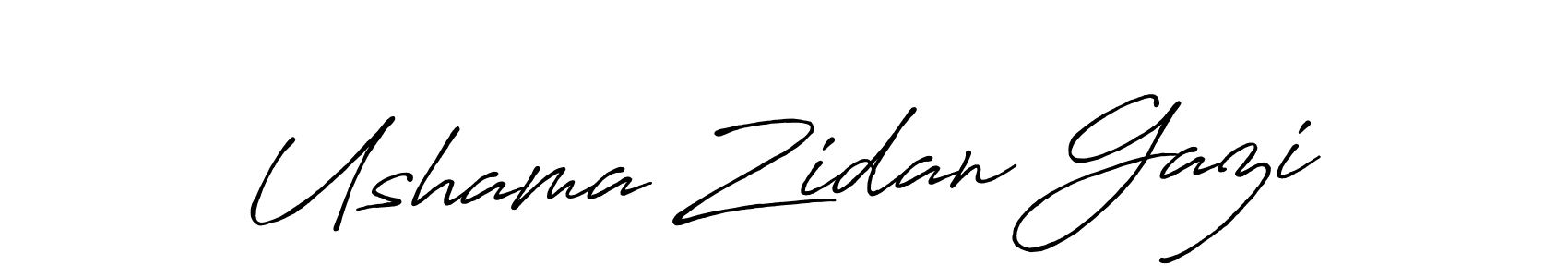 Use a signature maker to create a handwritten signature online. With this signature software, you can design (Antro_Vectra_Bolder) your own signature for name Ushama Zidan Gazi. Ushama Zidan Gazi signature style 7 images and pictures png